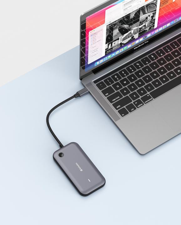 Actual product image Verbatim USB-C wireless display adapter 1080P with hub WDA-01 (USB-C, 3 ports)