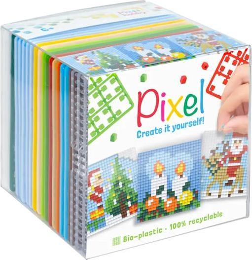 Actual product image Pixelhobby Pixel Cube Christmas