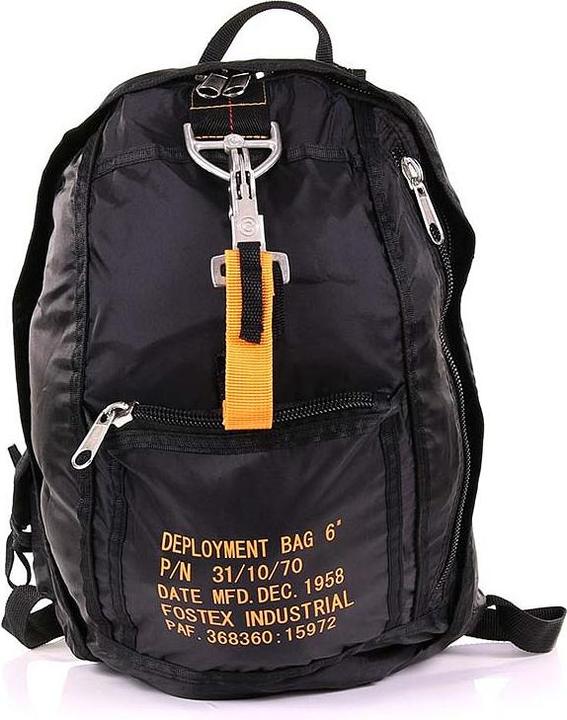 Produktbild Pinex Fallschirmtasche #6 Rucksack Air Force small Schwarz