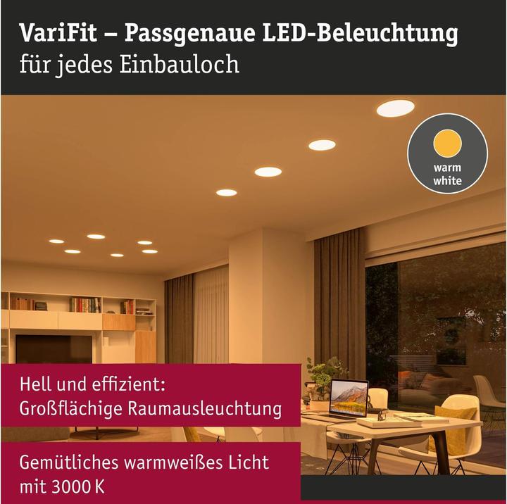 Produktbild Paulmann Einbaupanel Veluna VariFit (250 lm)