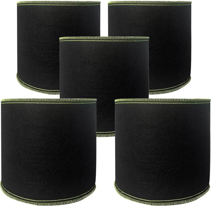 JTI 5x Pflanzbeutel aus Vliesstoff - 11 Liter