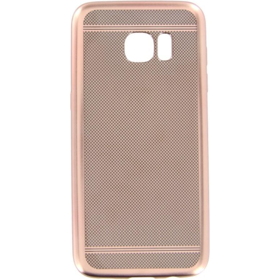 OEM Silicone Case Classy Samsung Galaxy S7 Edge rose (Samsung Galaxy S7 Edge), Smartphone Hülle