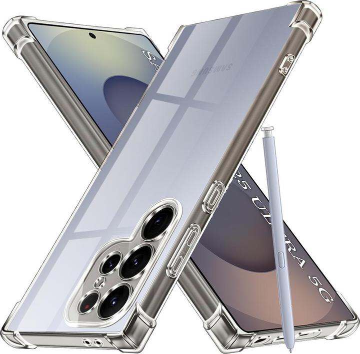 Produktbild Techsuit - Shockproof Clear Silicone - Samsung Galaxy S25 Ultra - Clear (Samsung Galaxy S25 Ultra)