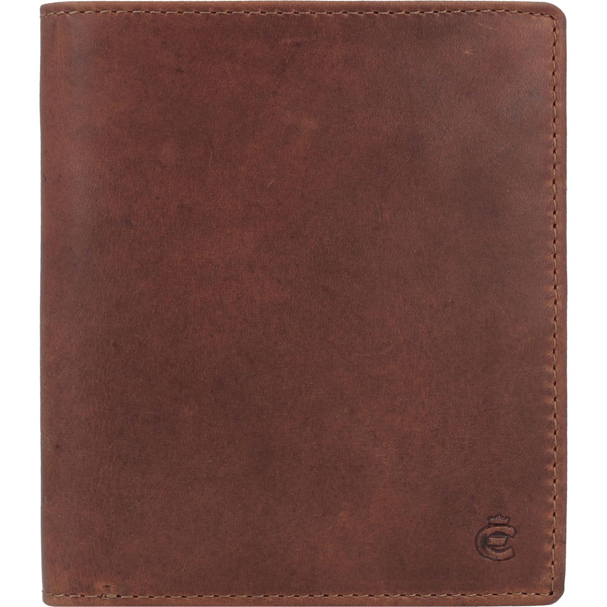 Esquire, Herren, Portemonnaie, Dallas Geldbörse RFID Schutz Leder 12 cm, Braun