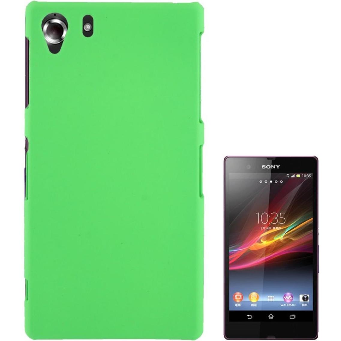 König Design Schutzhülle Kunststoff Gehäuse für Sony Xperia Z1 grün (Sony Xperia Z1), Smartphone Hülle, Grün