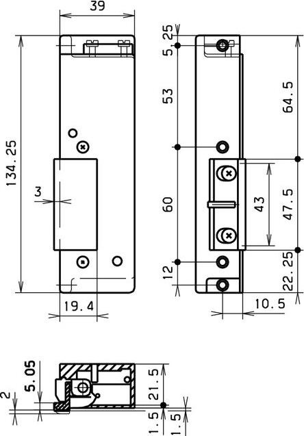 Produktbild effeff Fluchttüröffner 331U18F RR FaFix (Indoor)