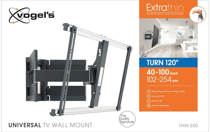 Actual product image Vogels Thin 550 (Wall, 100", 70 kg)
