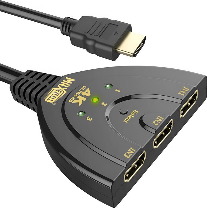 Image du produit Max Excell HDMI Switch 3in1 4K