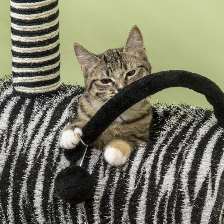 Actual product image Jamb Scratching post (93 cm, Black and white)