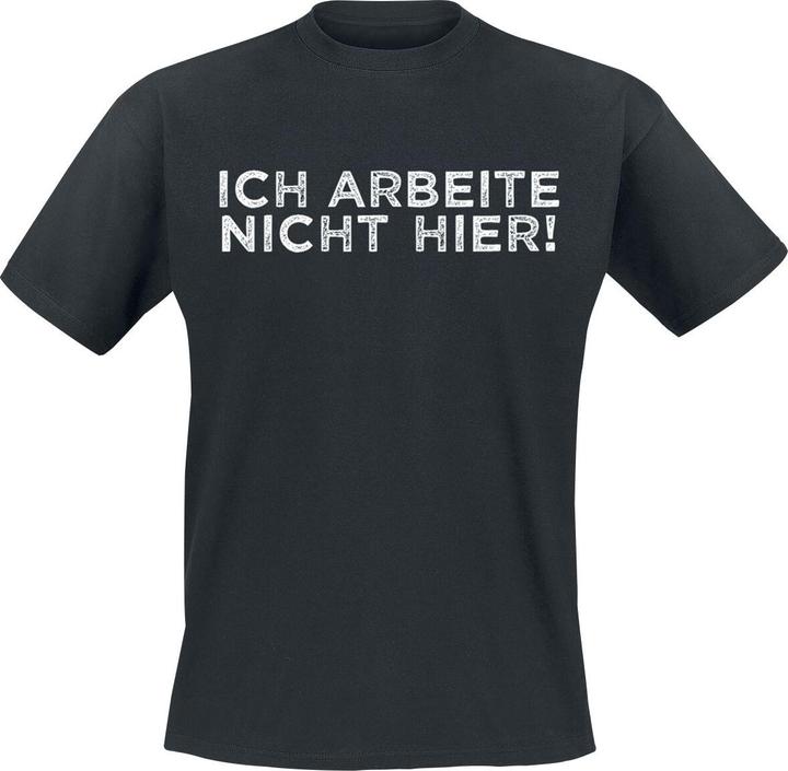 Produktbild Gaming-Sprüche Ich arbeite nicht hier! (M)