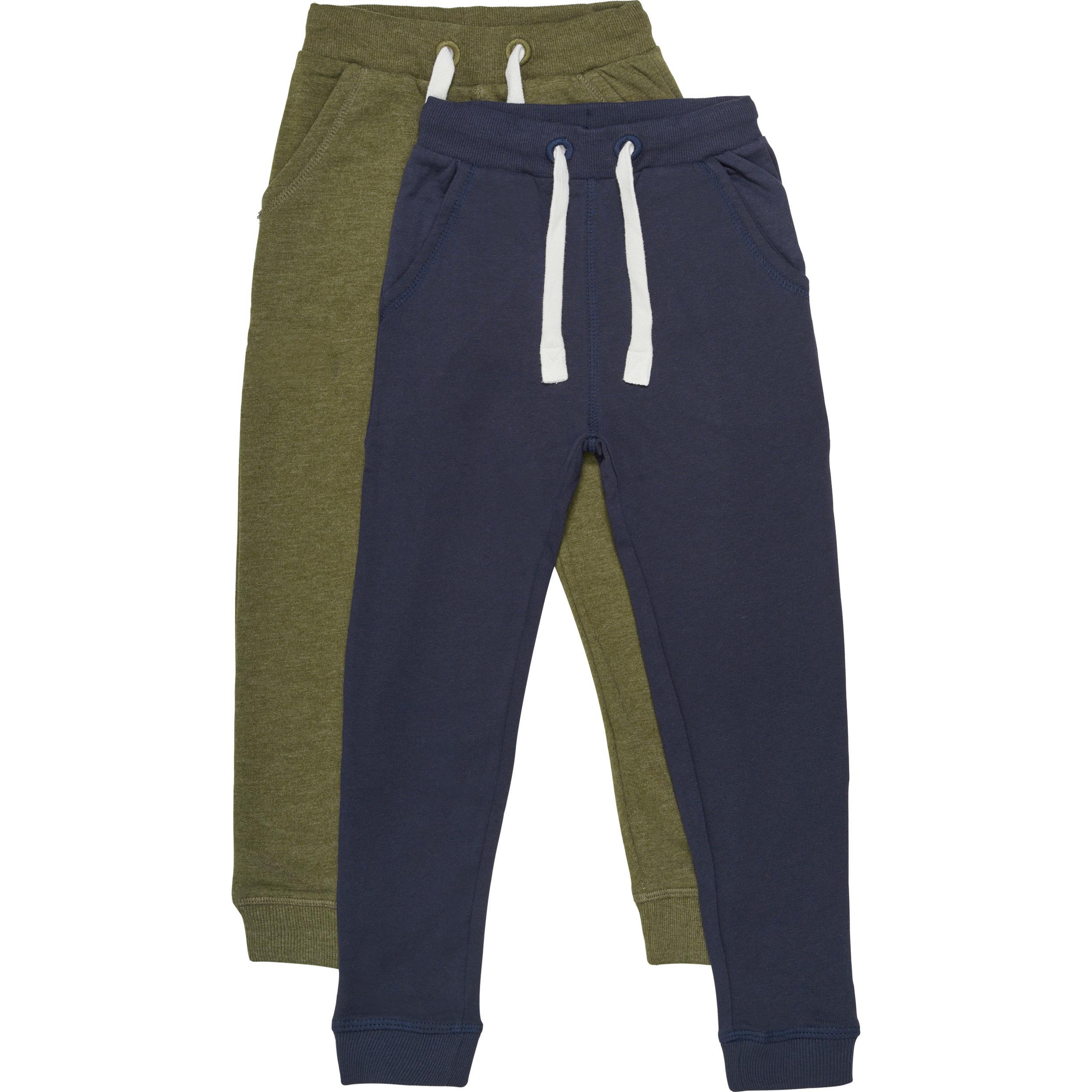 Minymo, Jungen, Sporthose, Kid's Basic 36 -Sweat Pant (2-pack) (146), Blau, 146