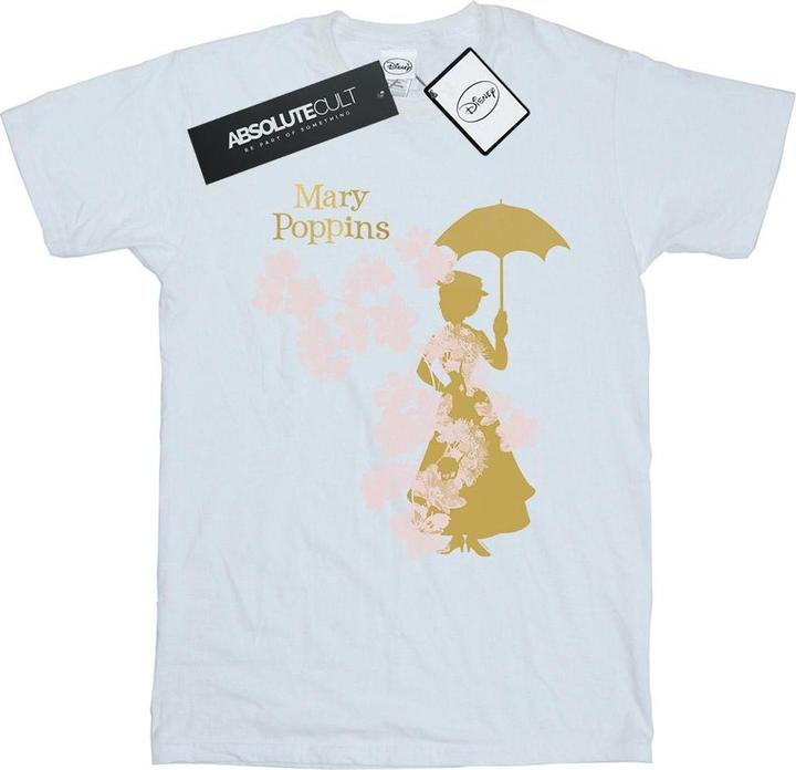 Produktbild Disney Mary Poppins Floral Silhouette TShirt (3XL)