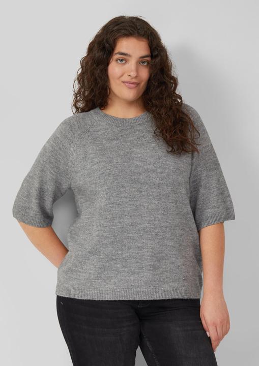 Actual product image s.Oliver Strickpullover Kurzarmpullover aus Alpakamix (46)