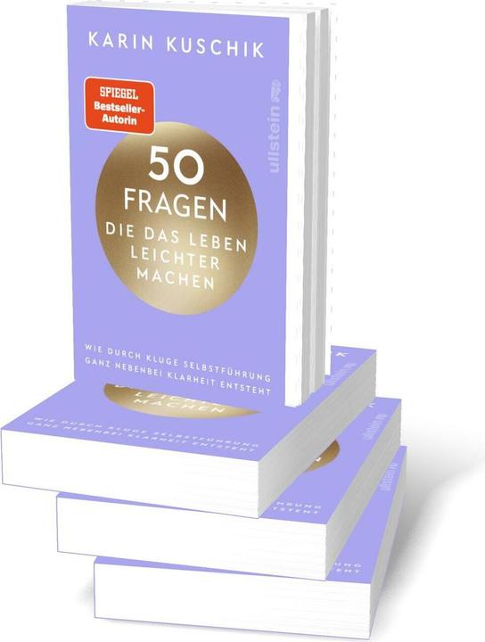 Actual product image 50 Fragen, die das Leben leichter machen (German, Karin Kuschik, 2025)