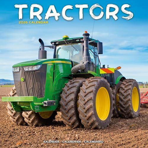Produktbild Tractors Calendar 2026 Square Wall Calendar - 16 Month