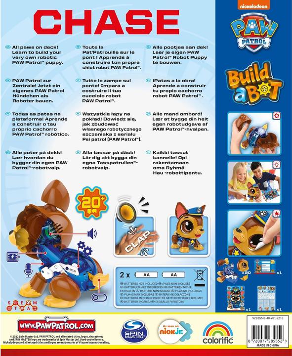 Immagine prodotto Goliath Toys Costruisci un Bot Paw Patrol Chase