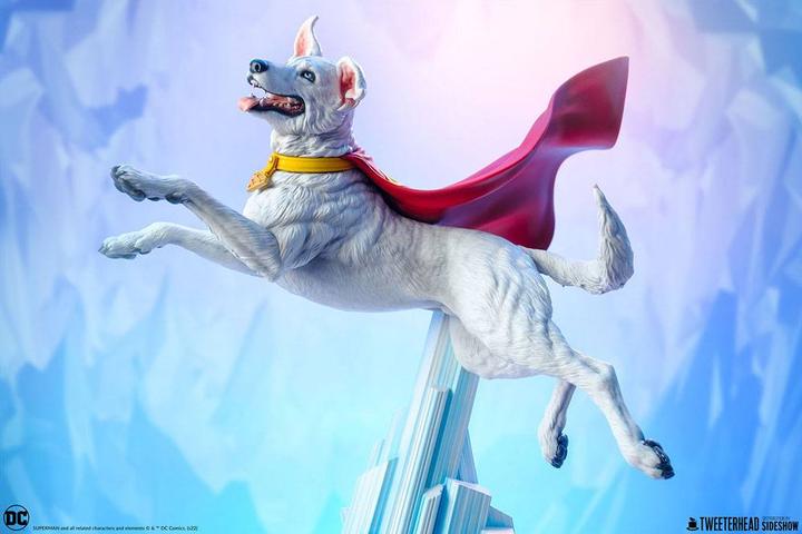 Actual product image Tweeterhead DC Comics statuette Krypto 32 cm