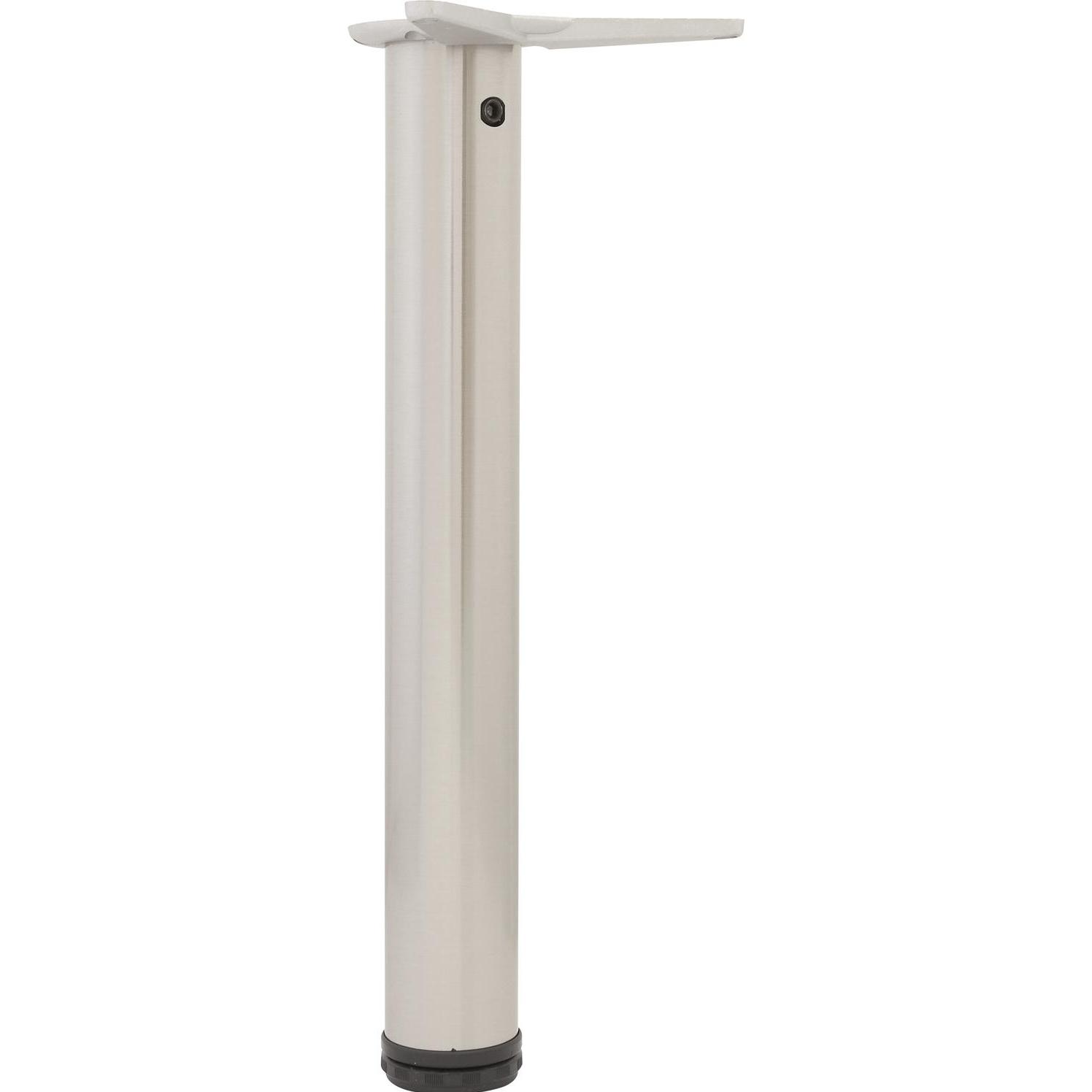 Camar, Tischbeine + Tischgestell, Tischfuss zylindrisch Tischbein ø 60mm Möbelbein L 470mm Stahl verchromt