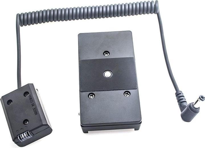 Produktbild Caruba Sony NP FW50 Volldecodierung Dummy Batterie + F970 Batteriezwickel (Federkabel) (Kamera Akku)