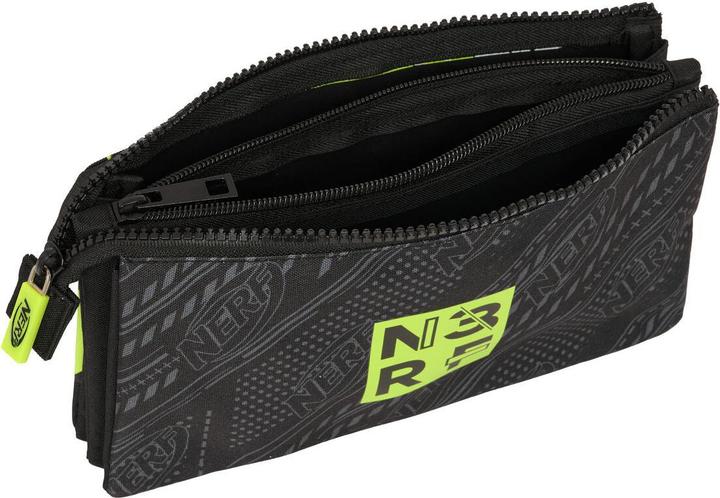 Image du produit Nerf Dreifaches Mehrzweck-Etui Get Ready Schwarz 22 X 12 X 3 Cm
