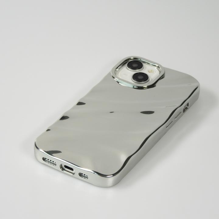 Image du produit PhoneLook Coque Silicone avec forme de vague 3D effet mirroir (Apple iPhone 15)