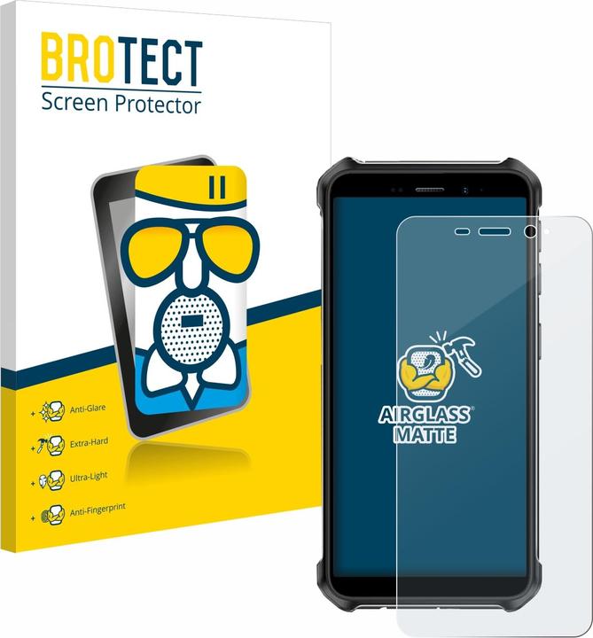 Actual product image BROTECT AirGlass Matt bulletproof glass film (1 pcs., Ulefone Armor X12 Pro)