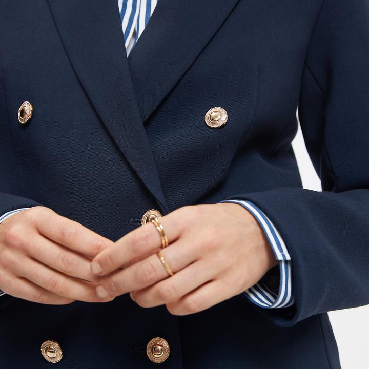 Actual product image La Redoute Collections Straight blazer Signature AURIANE in officer style (44)