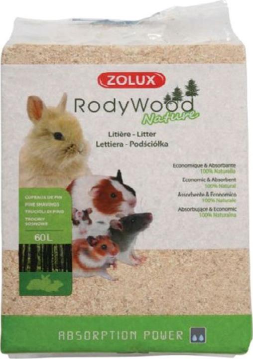 Actual product image Zolux Podściółka RodyWood Nature 60 l/4 kg (4 kg, Bedding)