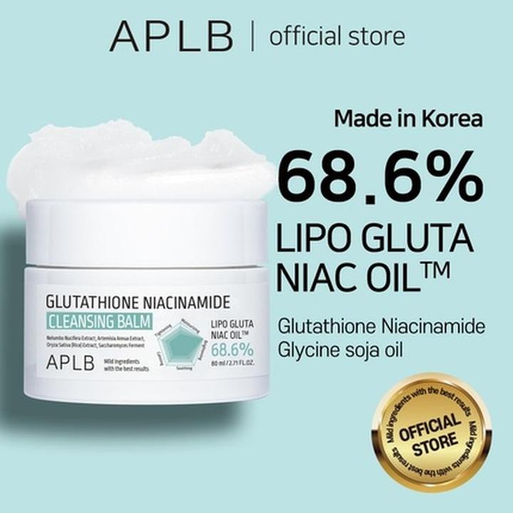 Actual product image Aplb Glutathione Niacinamide Cleansing Balm Lipo Gluta Niac Oil 68.6% 2.71 (Cleansing lotion, 80 ml)