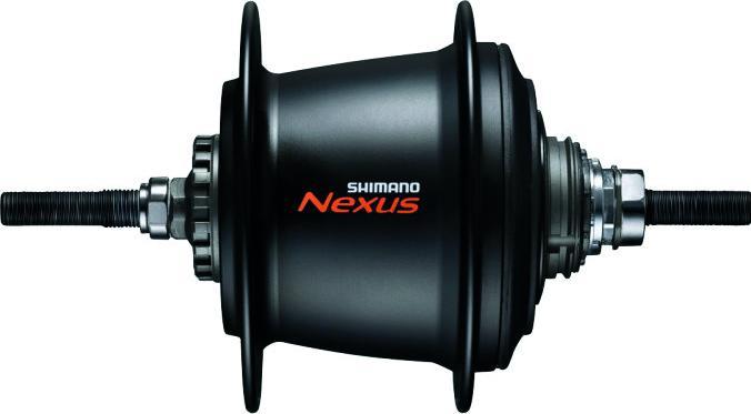 Shimano Gear hub NEXUS SG-C3001 7-speed 36-hole roller brakes 130 mm black (Roller brake)