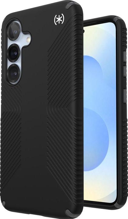 Produktbild speck Presidio2 Grip Samsung Galaxy S25 Black - with Microban (Samsung Galaxy S24, Samsung Galaxy S25)