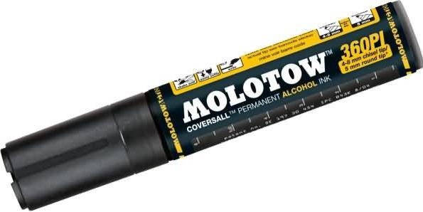 Actual product image Molotow Felt pen CoversAll Signal Bck 360PI 4-8mm (Black, 8 mm, 1 x)