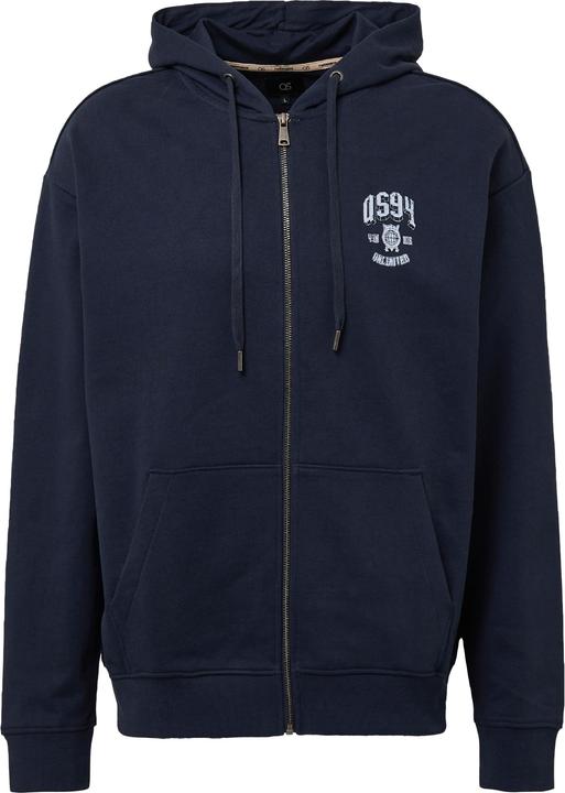 Produktbild s.Oliver Sweatshirt Jacke Hoodie-Sweatshirtjacke mit Frontprint (M)