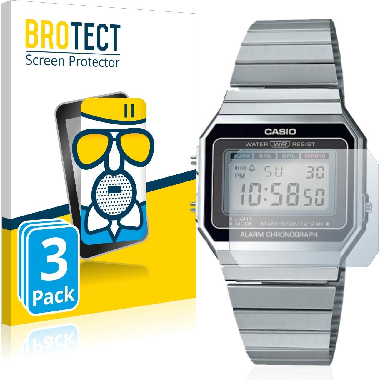 BROTECT AirGlass Panzerglasfolie Matt, Smartwatch Schutzfolie, Grau