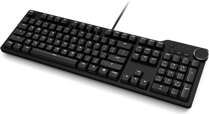Actual product image Das Keyboard 6 Professional, US layout (ISO), MX-Blue - black (US, Cable)
