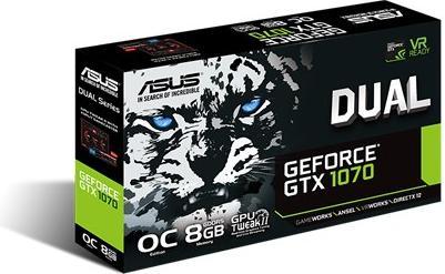 Actual product image ASUS GeForce DUAL GTX 1070 O8G (8 GB)