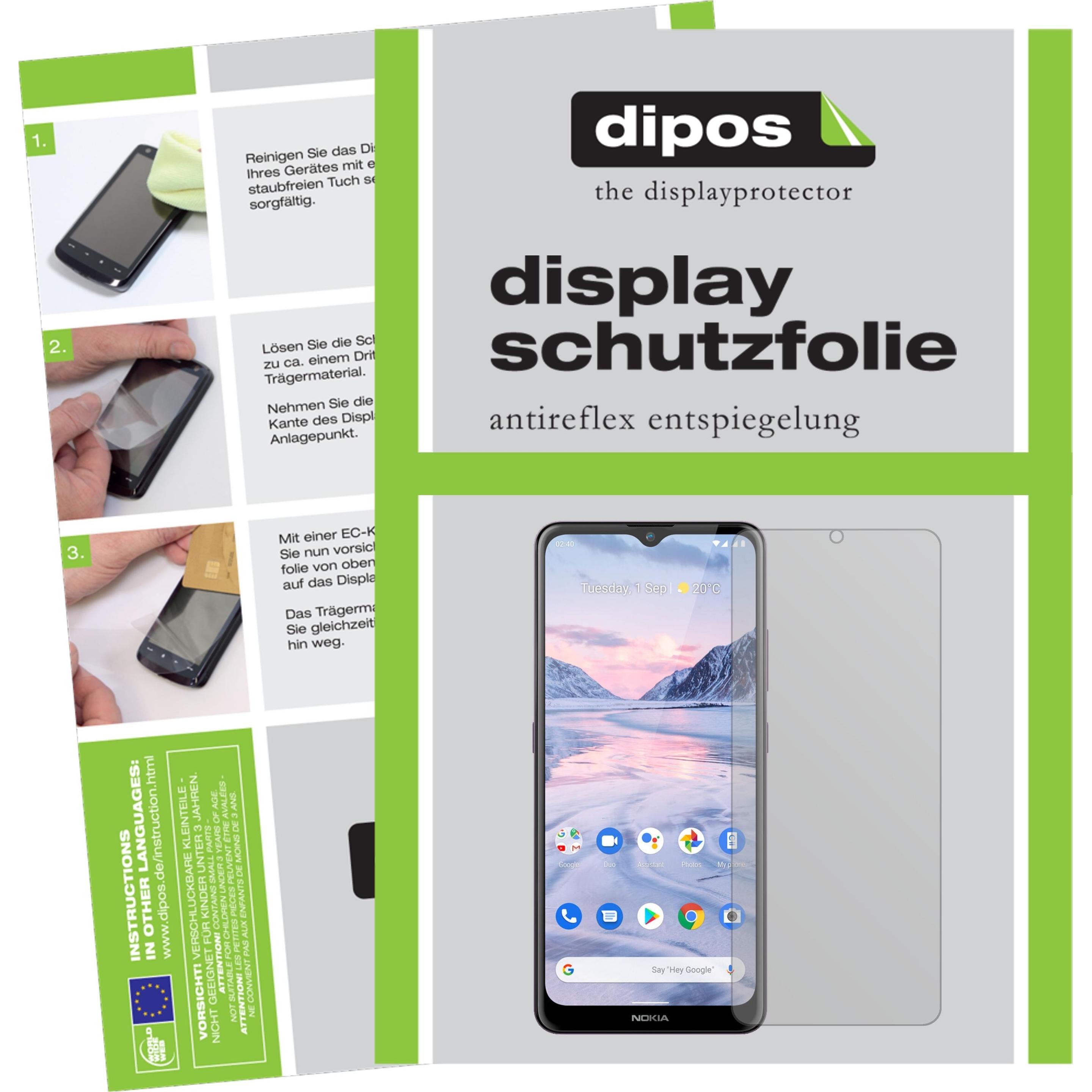 Thumbnail - Dipos Displayschutzfolie Antireflex (1 Stück, Nokia 2.4), Smartphone Schutzfolie, Transparent