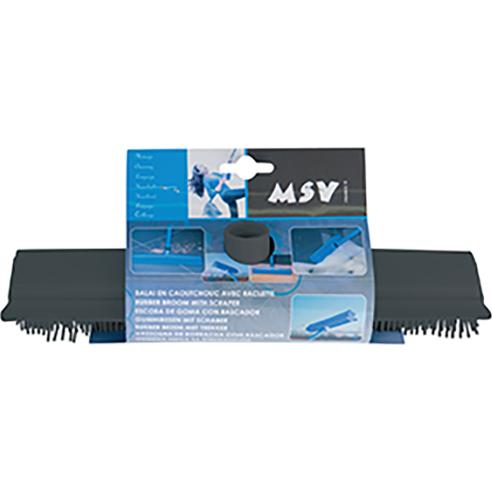 MSV Balai Caoutchouc Pas De Vis Espagnol Gris, Utensili pulizia, Grigio