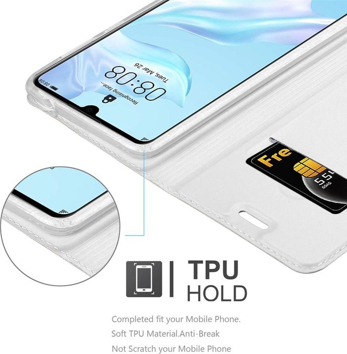 Image du produit Cadorabo Book Classy Style Cover (Huawei P30)