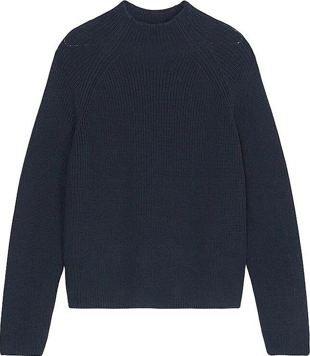 Marc O'Polo Long Sleeve Pullover Stand-Up Collar Deep Blue S (XL)