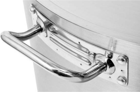 Immagine prodotto Yato TAZZA BASSA CON COPERCHIO IN ACCIAIO INOX, 20X10,5 CM 3,3L (20 cm, Acciaio inossidabile)