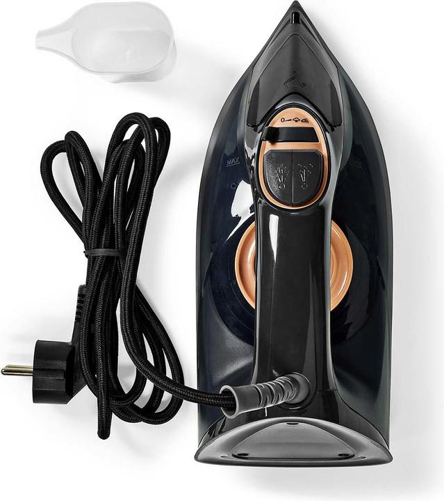 Image du produit Nedis Fer à repasser | 2200 W | Vapeur coup de poing | Céramique | 0.26 l