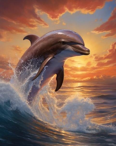 Produktbild Noessa Diamond Painting Delphin