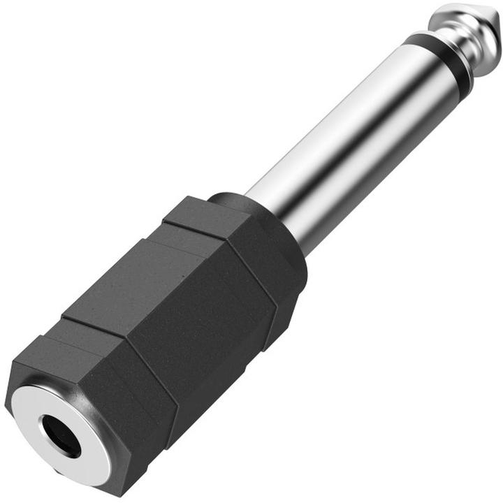 Hama 3.5 mm Klinken-Kupplung – 6.3 mm Klinken-Stecker (Klinkenadapter)