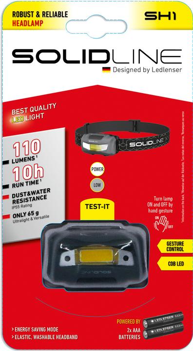 Productafbeelding Ledlenser Solidline SH1 (110 lm)