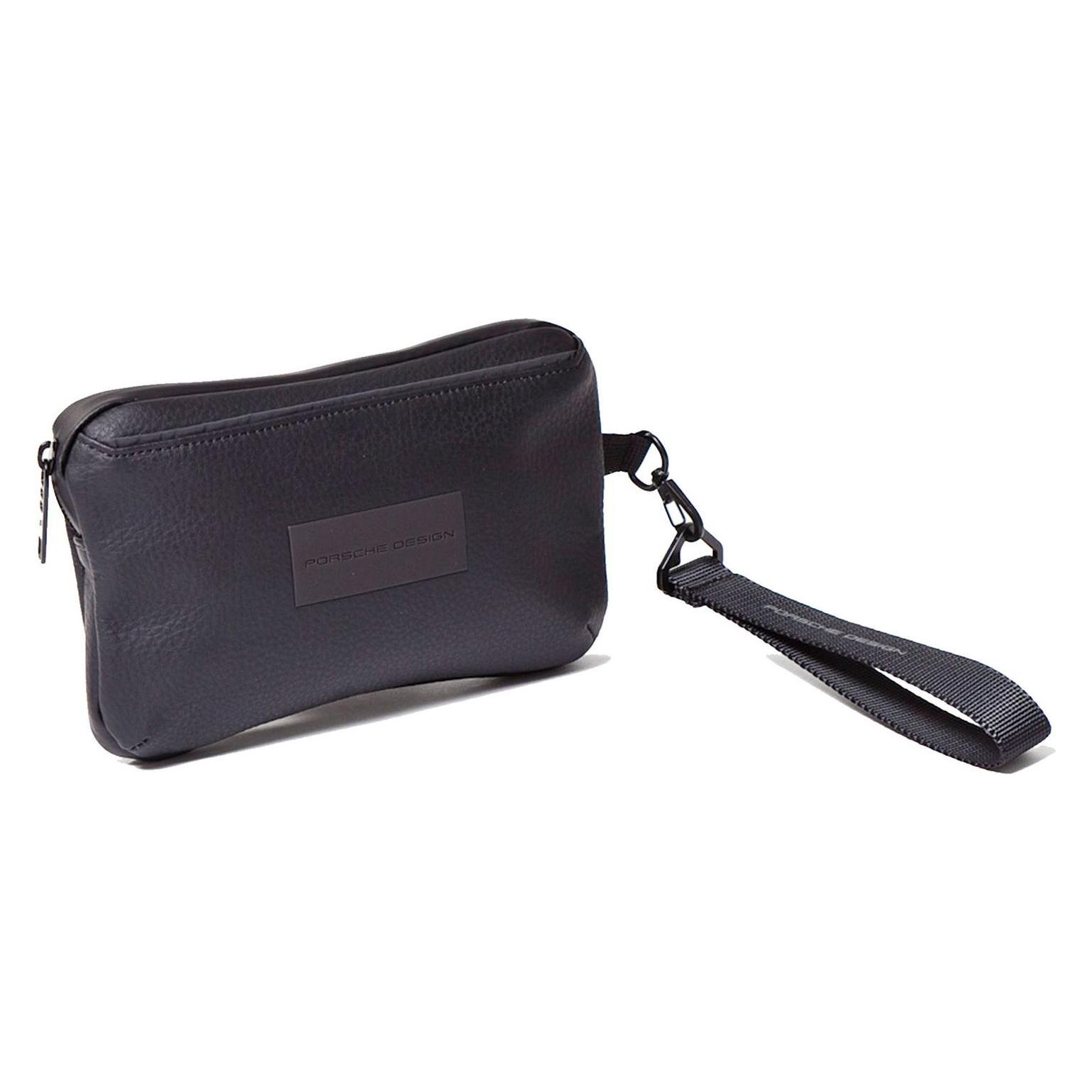 Porsche Design, Herren, Tasche, Urban Eco Pouch Leather, Schwarz