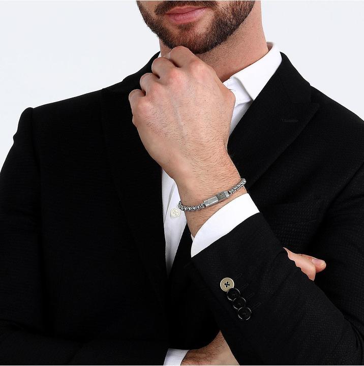 Immagine prodotto Maserati Bracciale in acciaio (22 cm, Acciaio inossidabile)