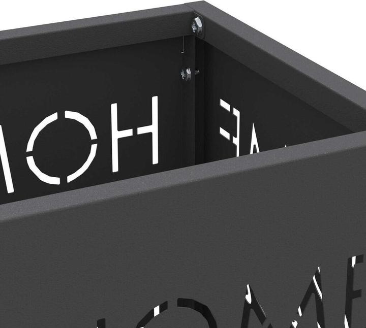 Immagine prodotto vidaXL Portaombrelli in metallo nero Standard Inserti decorativi