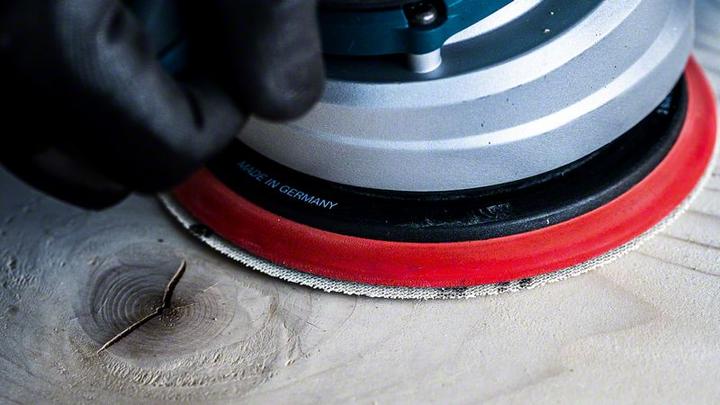 Actual product image Bosch Professional Zubehör EXPERT M480 Sanding net for random orbital sander, 150 mm, G 180, 50 pieces (180)