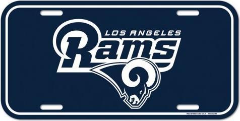 NFL Los Angeles Rams Nummernschild